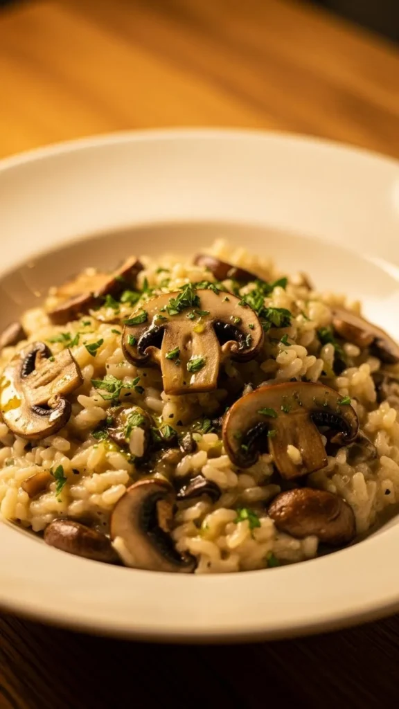 Creamy Mushroom Risotto