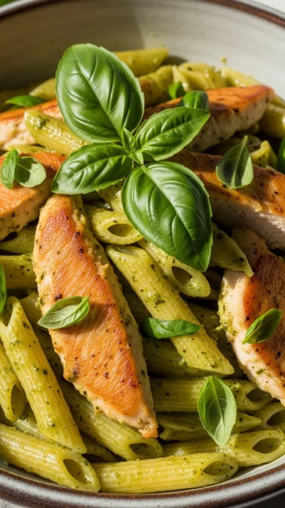 Creamy Pesto Chicken Pasta