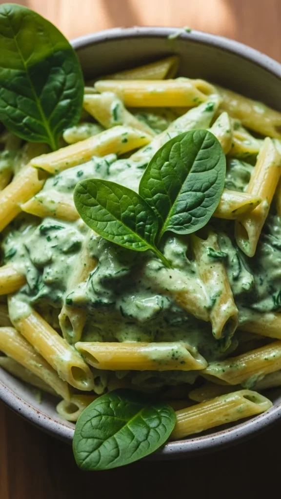 Creamy Spinach Penne