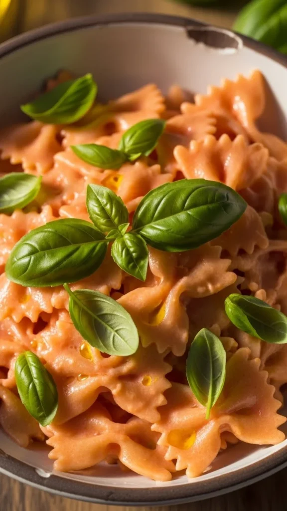 Creamy Tomato Basil Farfalle