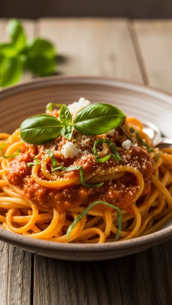 Creamy Tomato Basil Pasta