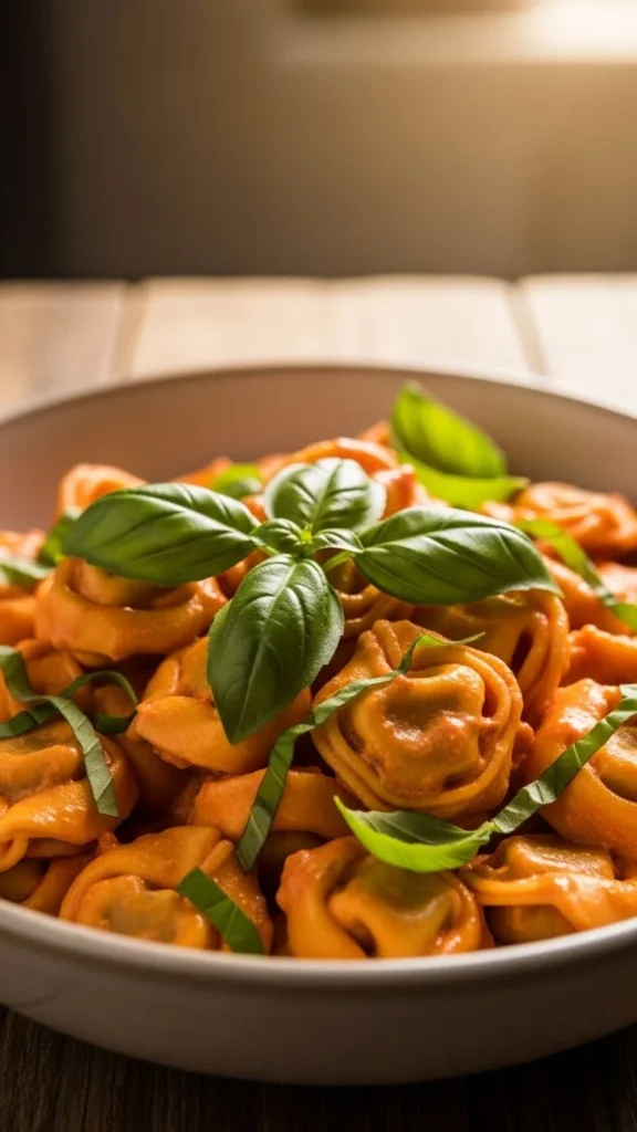 Creamy Tomato Basil Tortellini
