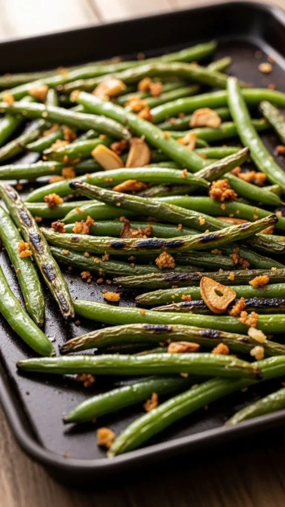 Crispy Garlic Green Beans