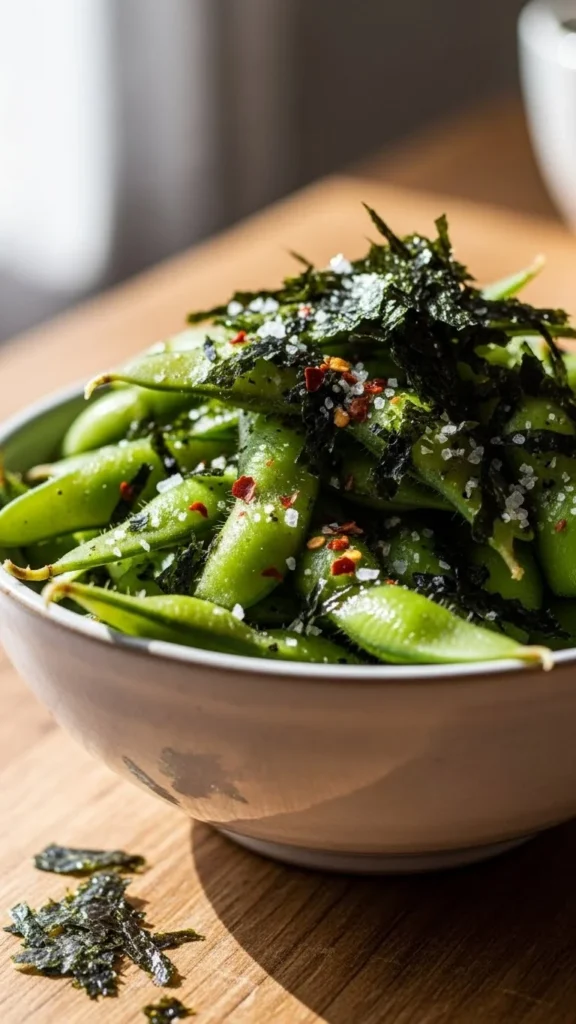 Crispy Seaweed Edamame Mix