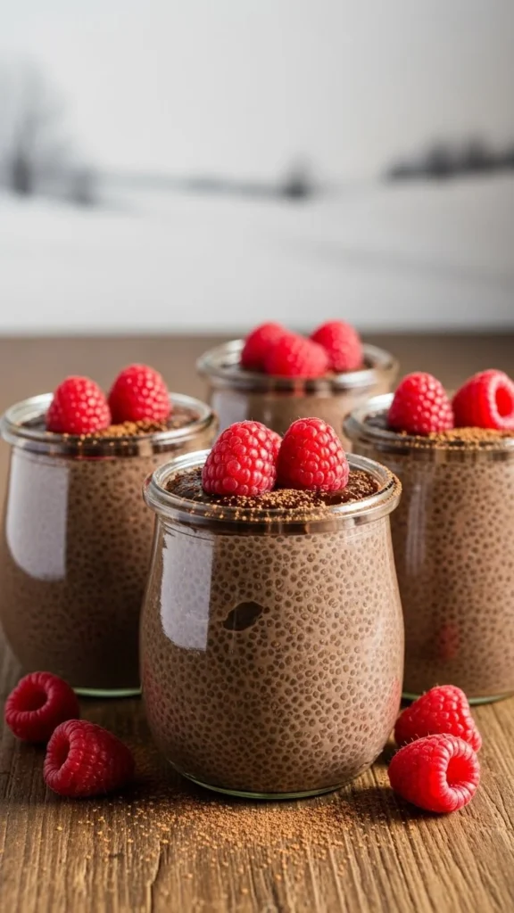 Dark Chocolate Chia Pudding