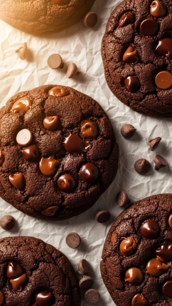 Double Chocolate Chip Cookies