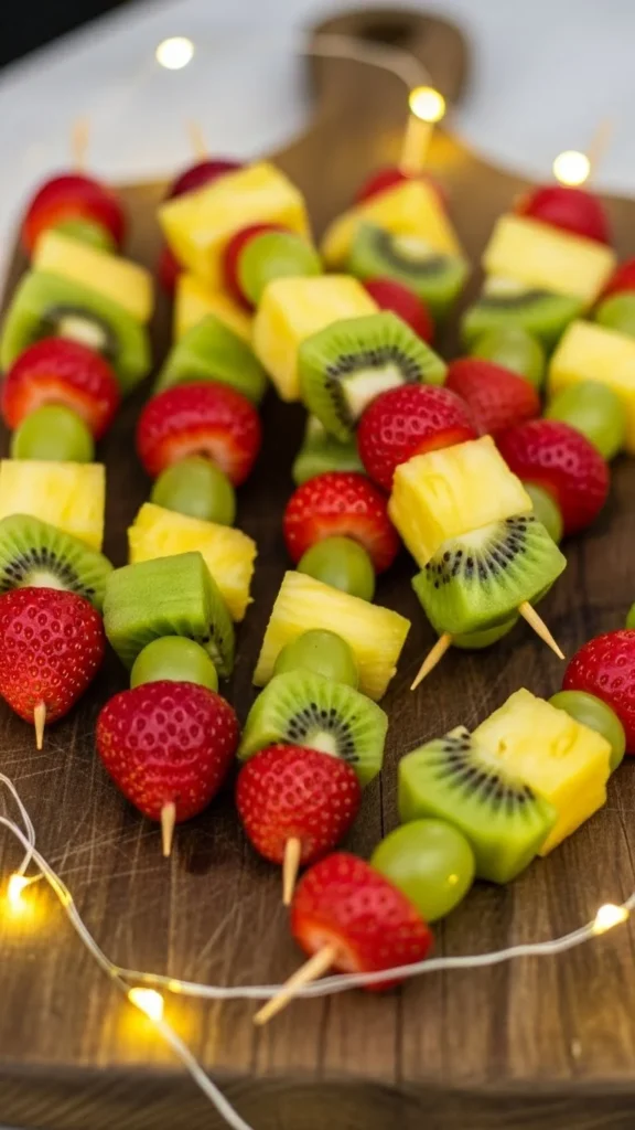 Rainbow Fruit Skewers