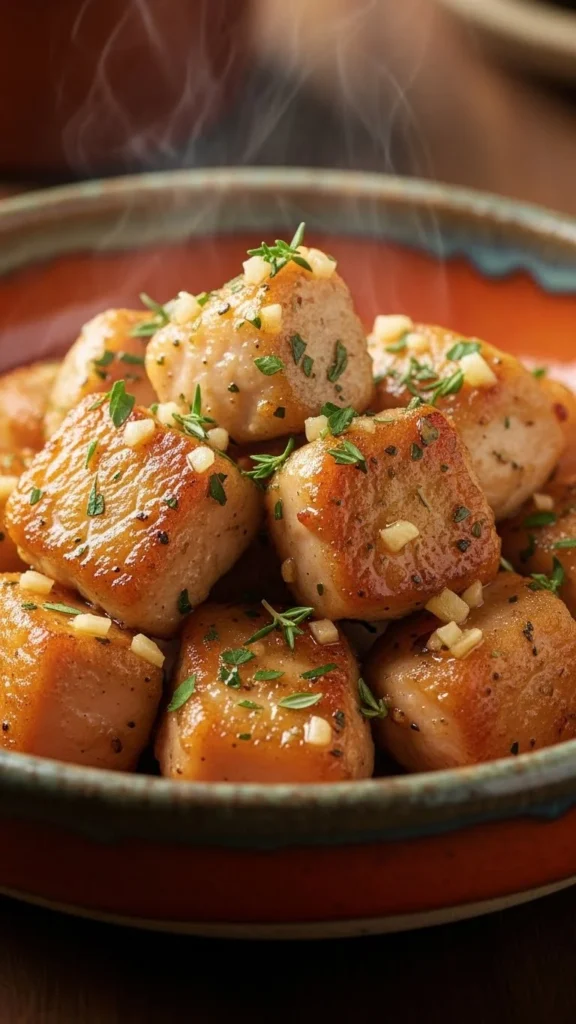 Garlic Butter Chicken Bites