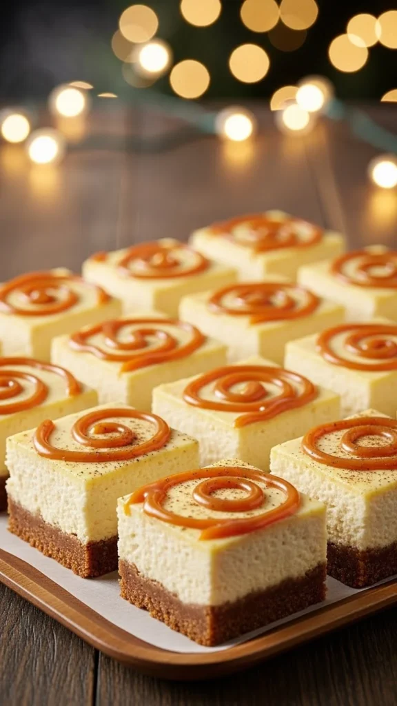 Gingerbread Cheesecake Bars