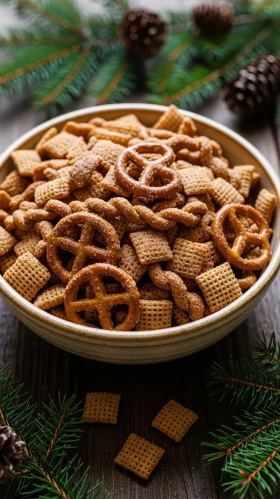 Gingerbread Snack Mix