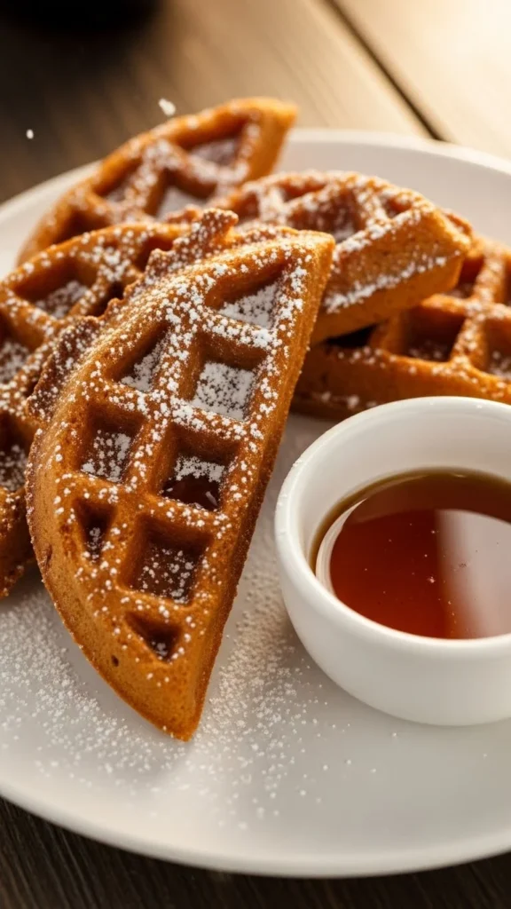 Gingerbread Waffle Sticks