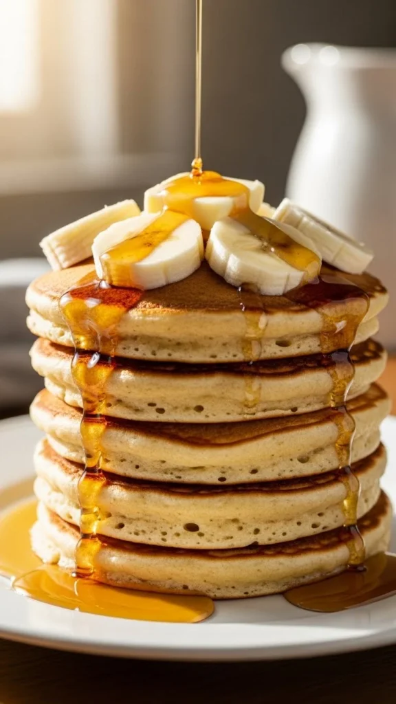 Gluten-Free Banana Oat Pancakes