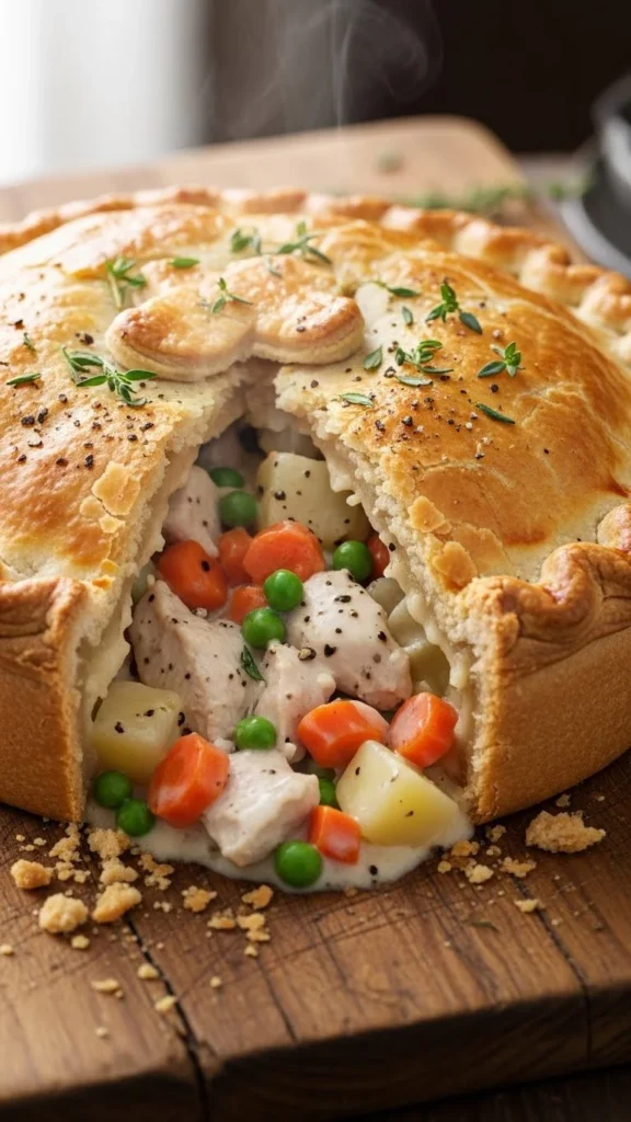 Golden Chicken Pot Pie