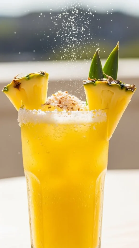 Golden Pineapple Spritz