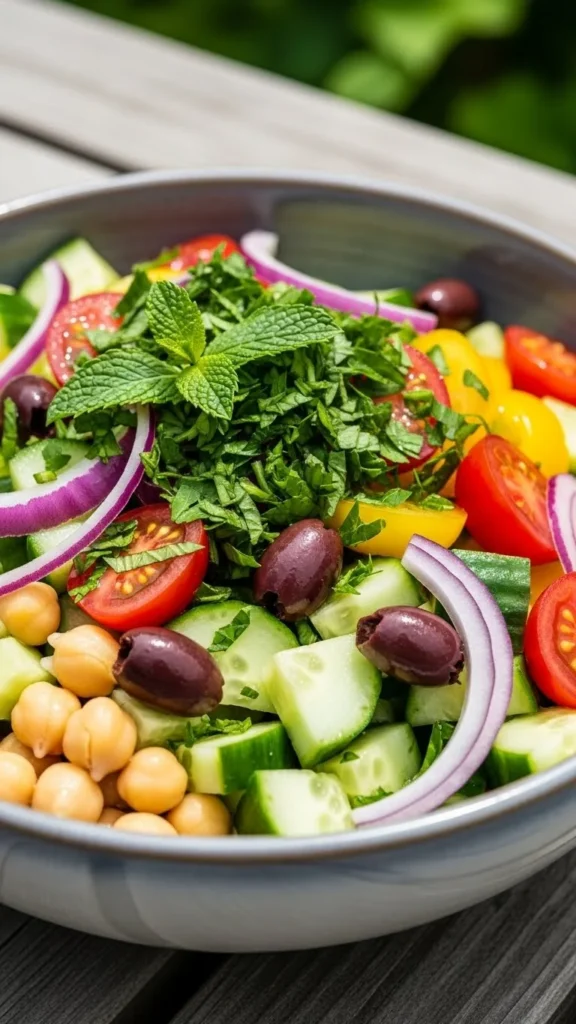 Greek Chickpea Salad