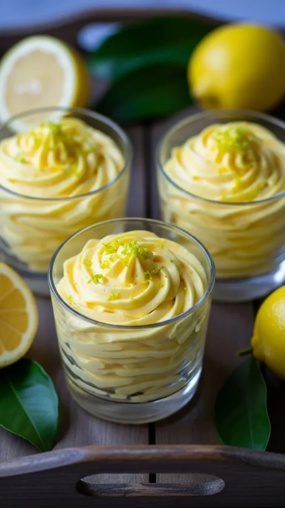 Greek Yogurt Lemon Mousse