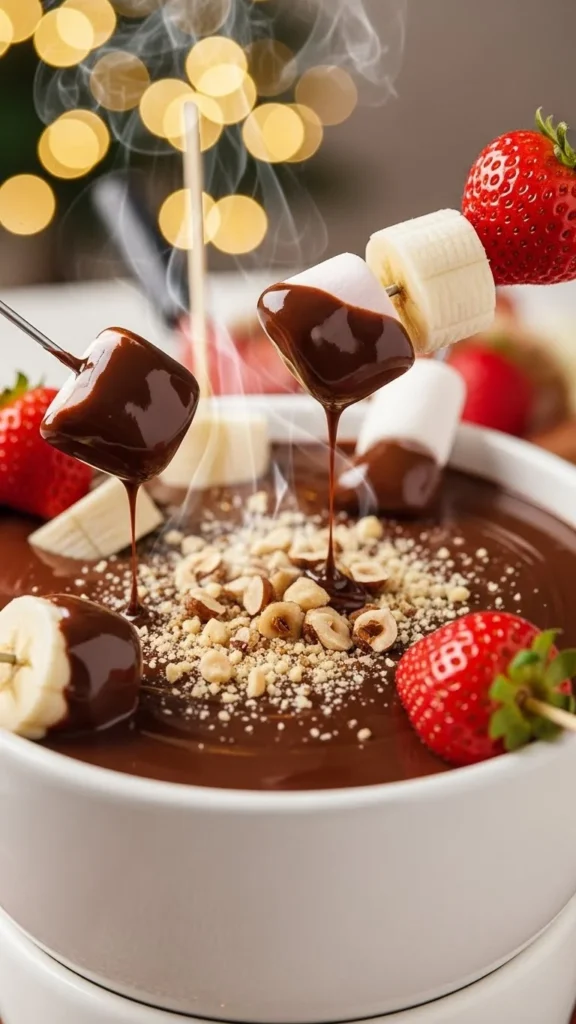 Hazelnut Chocolate Fondue
