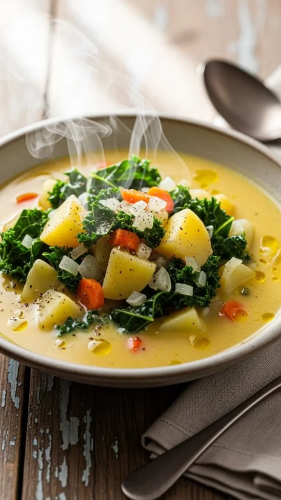 Hearty Potato and Kale Soup