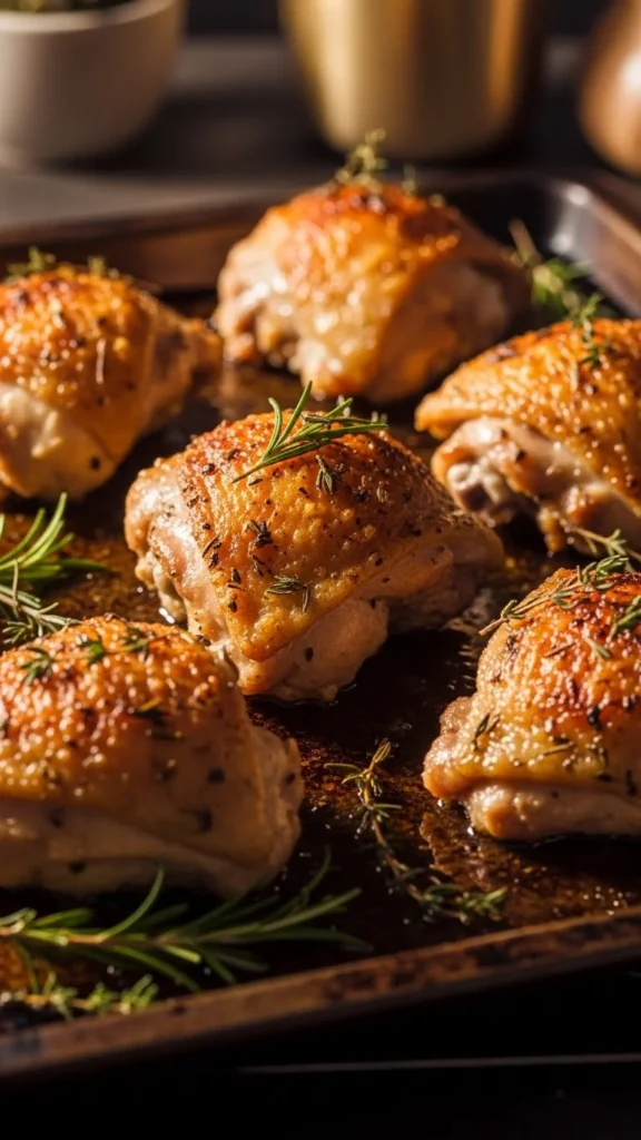 Herb-Roasted Chicken Thighs