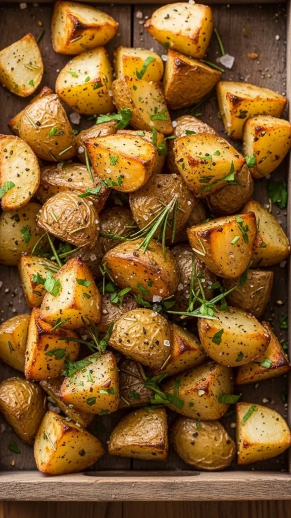 Garlic Herb Roasted Potatoes