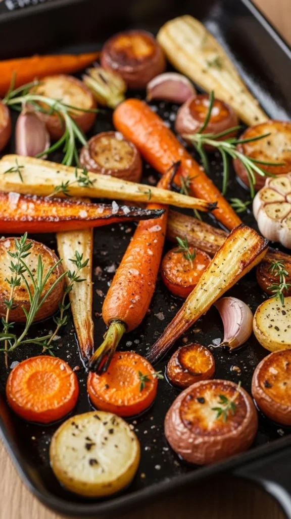 Rosemary Roasted Root Vegetables
