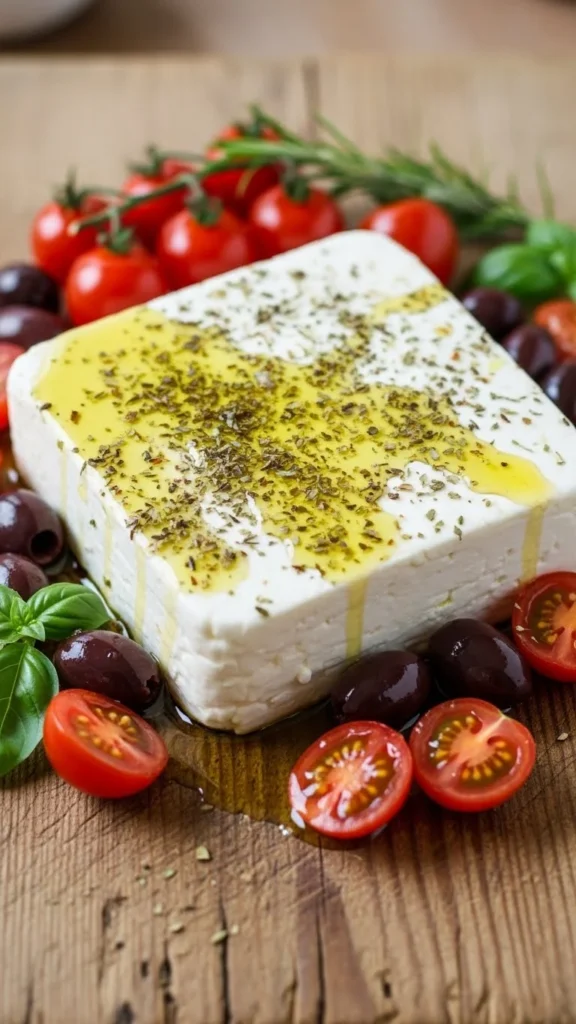 Herb-Topped Feta Board