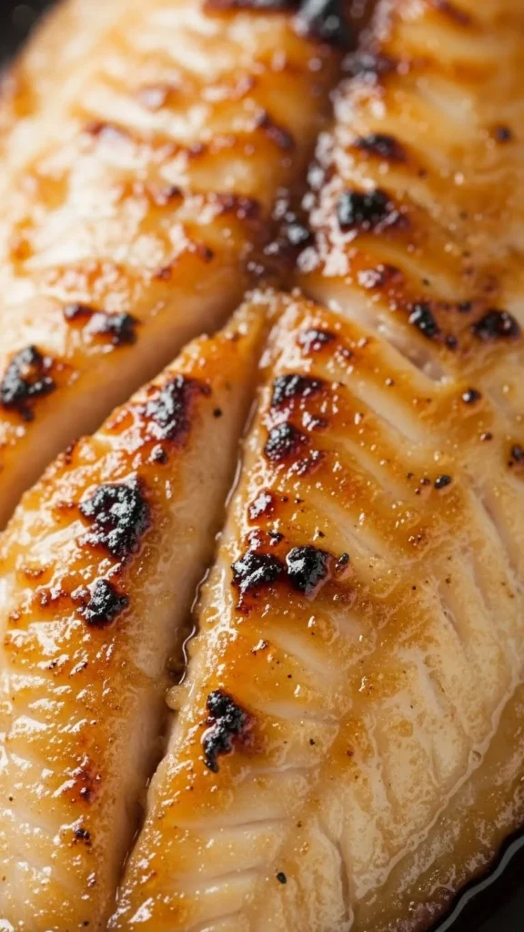 Honey Garlic Glazed Tilapia