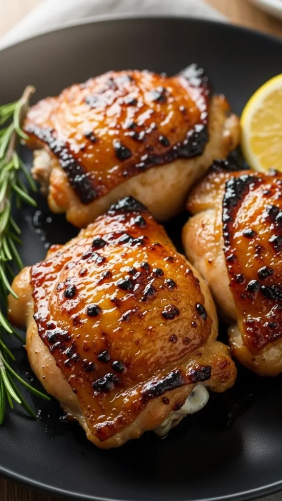 Honey Glazed Chicken Thighs