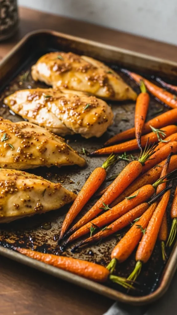 Honey Mustard Chicken & Carrots