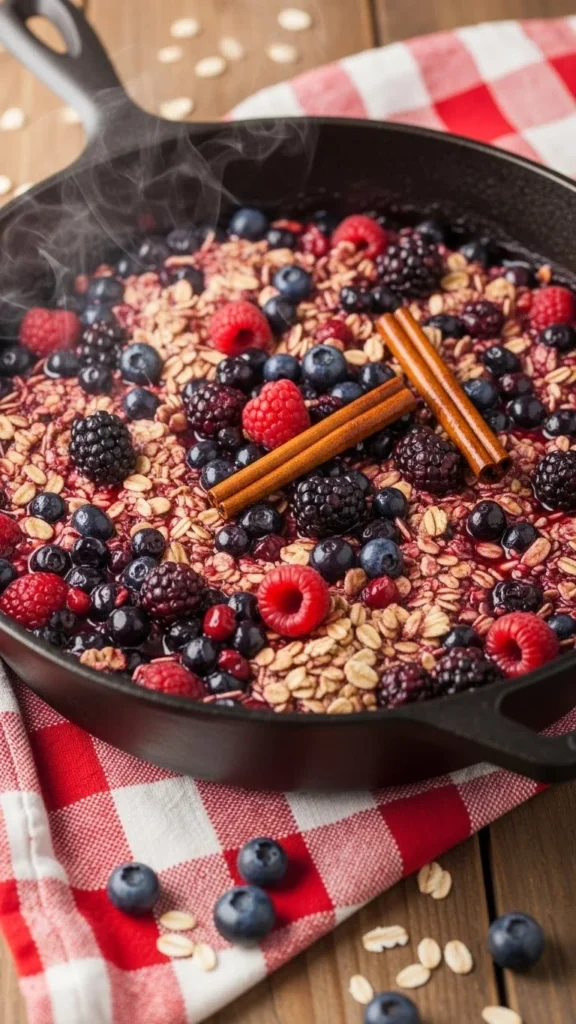 Hot Cinnamon Berry Skillet