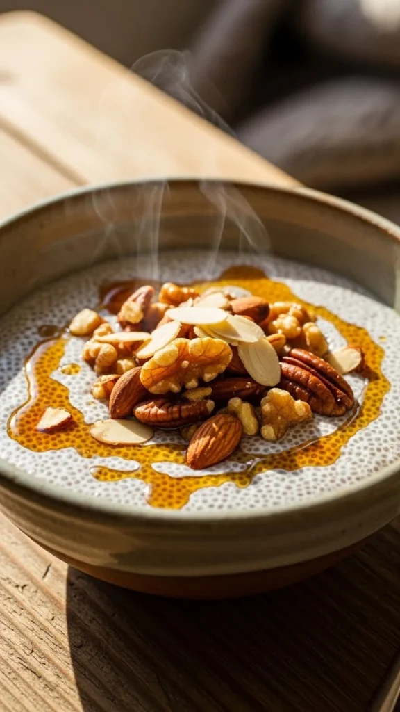 Hot Maple Chia Pudding