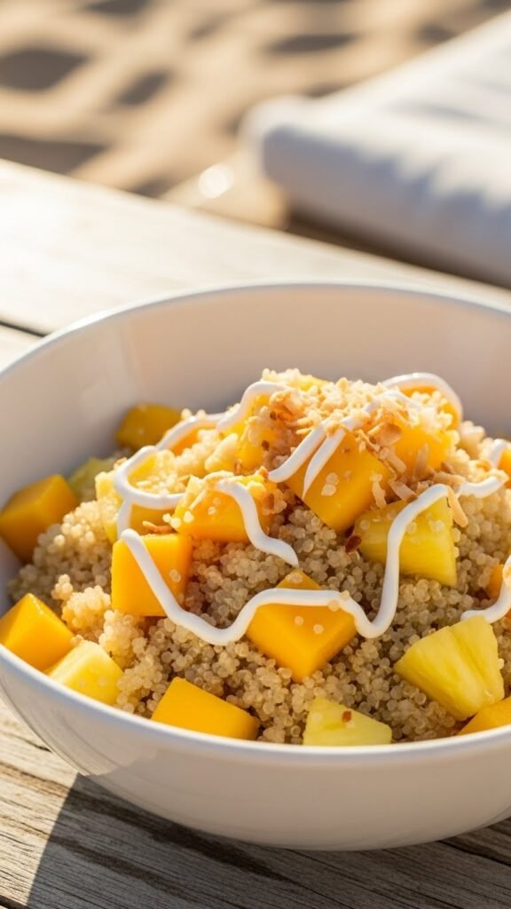 Tropical Coconut Quinoa Bowl