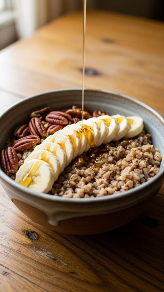 Banana-Nut Buckwheat Bowl