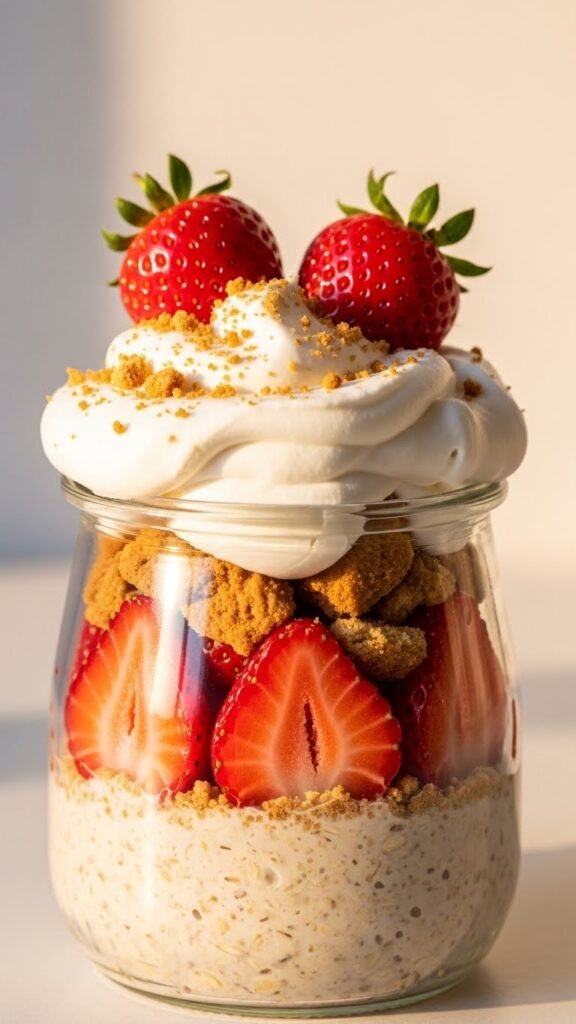 Strawberry Shortcake Breakfast Bowl