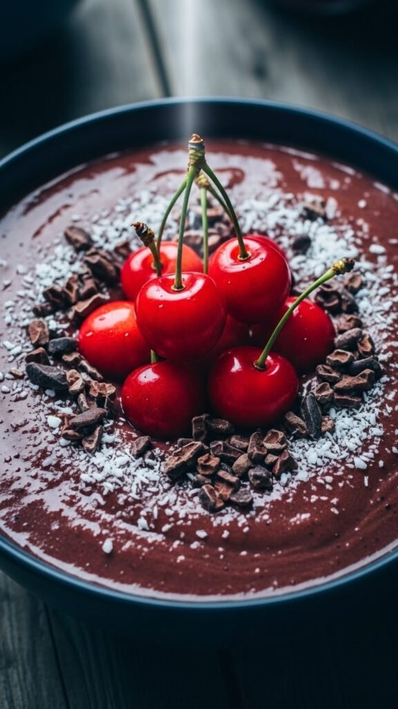 Chocolate Cherry Smoothie Bowl