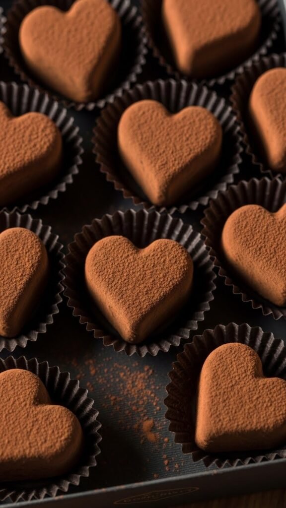 Chocolate Heart Truffles