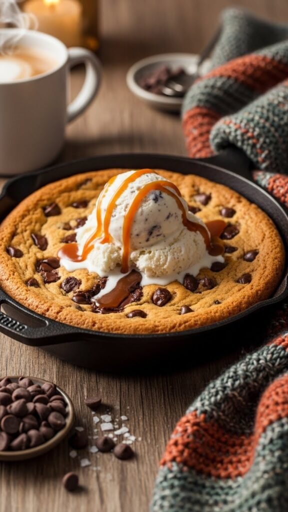 Chocolate Chip Skillet Cookie