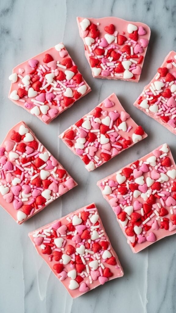 Pink Chocolate Bark