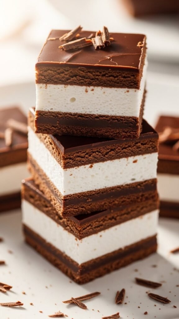 Chocolate Marshmallow Squares