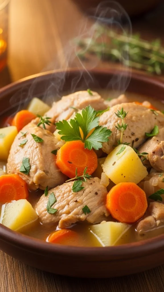 One-Pot Chicken and Carrot Stew