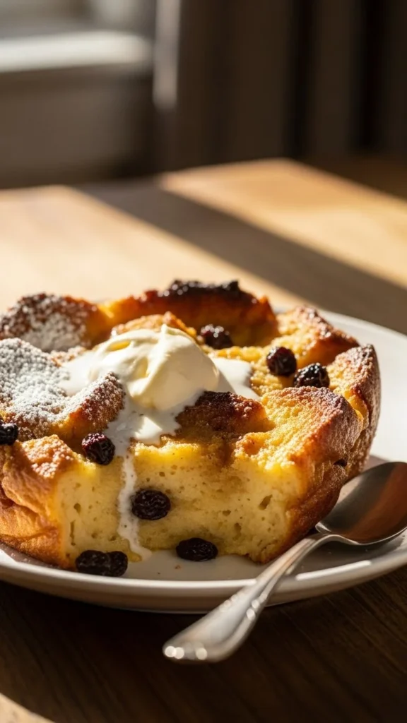Leftover Bread Winter Bread Pudding