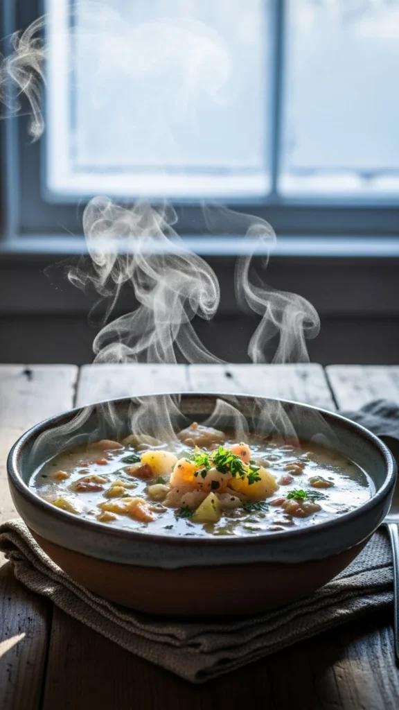 Leftover Ham & Veggie Chowder