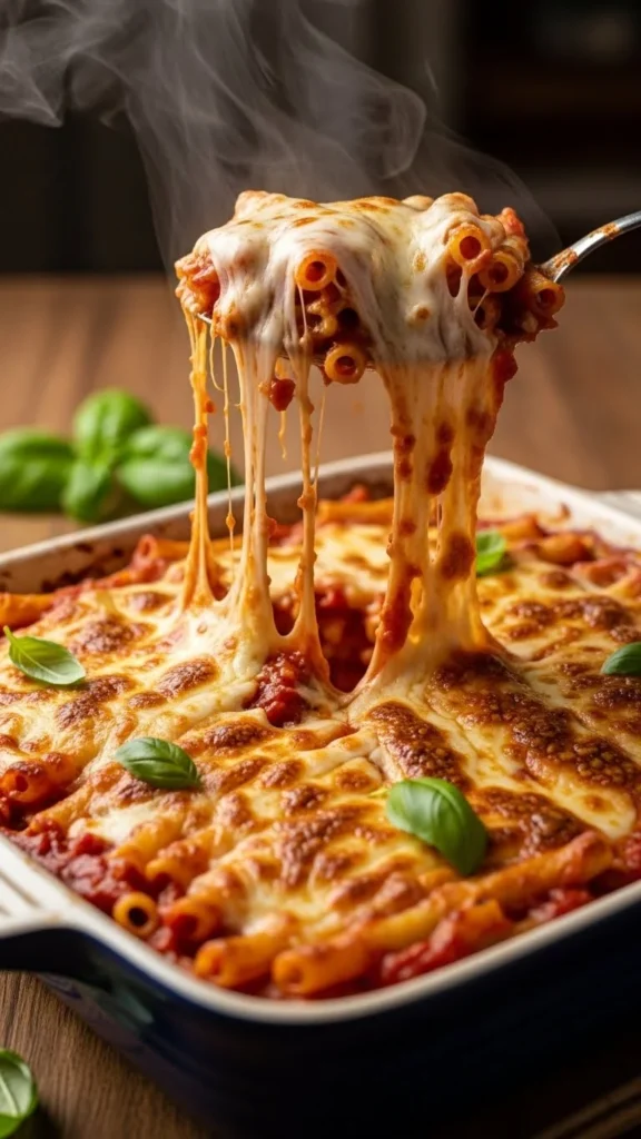 Leftover Rotisserie Chicken Pasta Bake