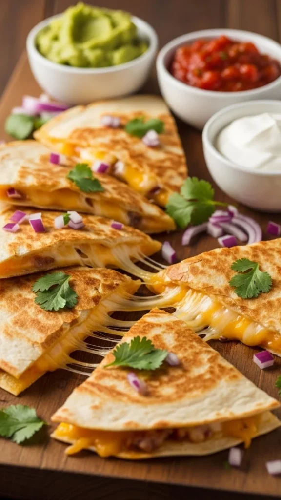 Leftover Rotisserie Chicken Quesadillas