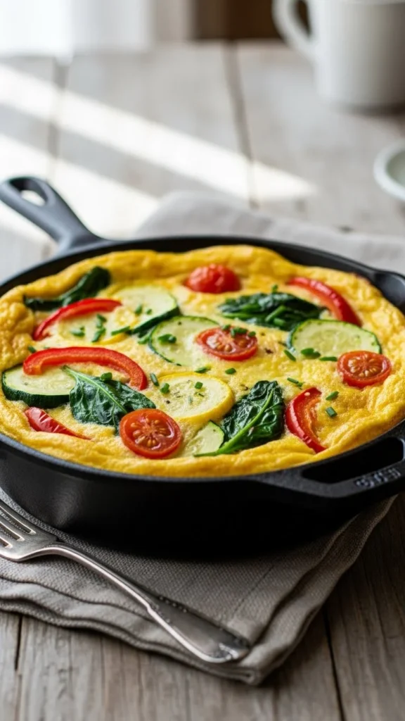 Leftover Veggie Frittata