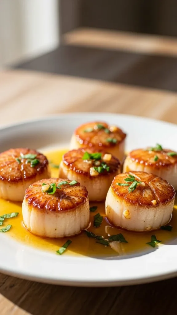 Lemon Garlic Butter Scallops