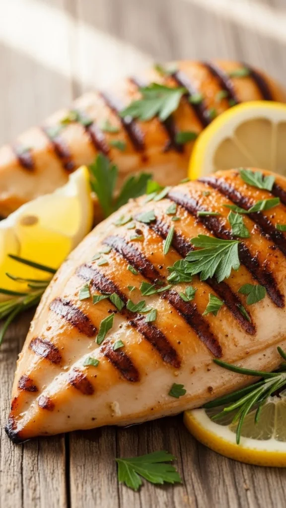 Lemon Herb Grilled Chicken Breasts