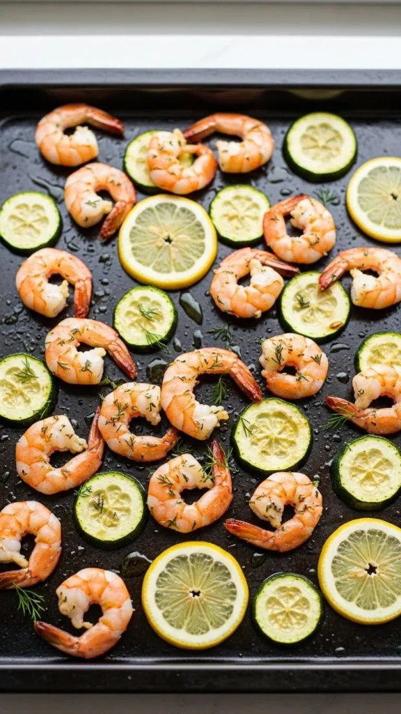 Lemon Pepper Shrimp & Zucchini