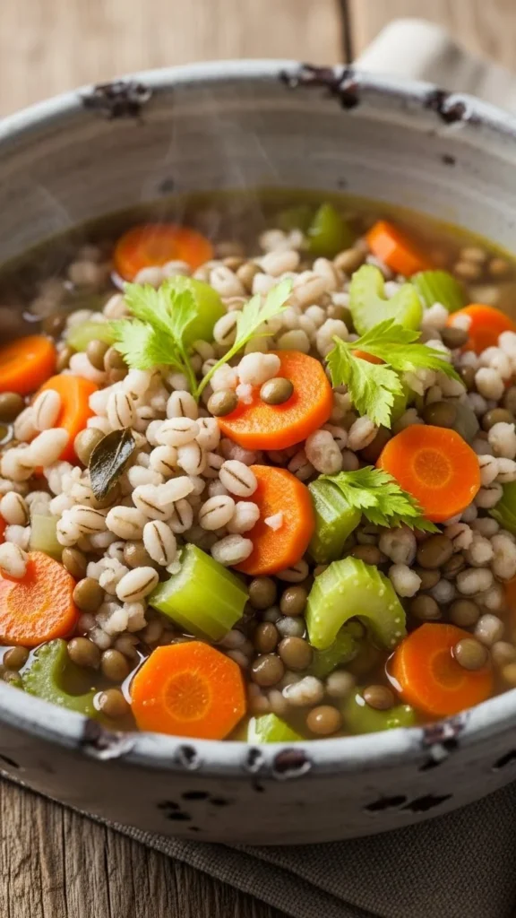 Lentil & Barley Winter Soup