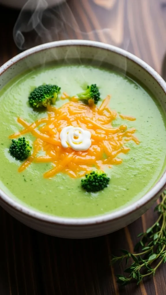 Make-Ahead Broccoli Cheddar Soup